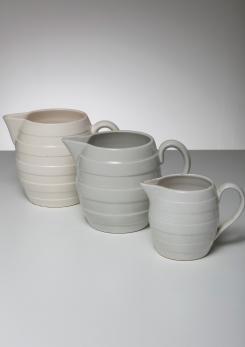 Compasso - Set of Three Ceramic Pitchers by Guido Andloviz for SCI Laveno