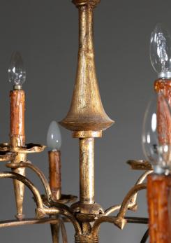 Compasso - Italian 50s Chandelier by Lumi