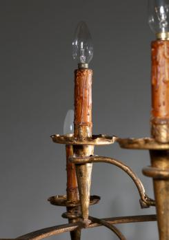Compasso - Italian 50s Chandelier by Lumi
