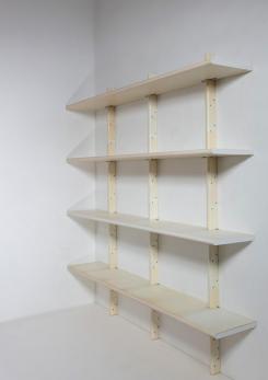 Compasso - Wall Bookcase by Piergiorgio Cazzaniga