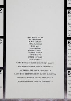 Compasso - Olivetti Catalog Poster