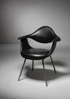 Compasso - Pair of "DAF" Armchairs by George Nelson for ICF