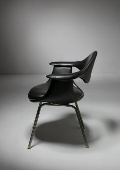Compasso - Pair of "DAF" Armchairs by George Nelson for ICF