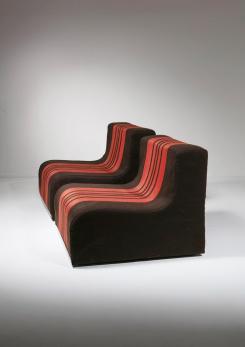 Compasso - Pair of "Sofo" Lounge Chairs by Superstudio for Poltronova