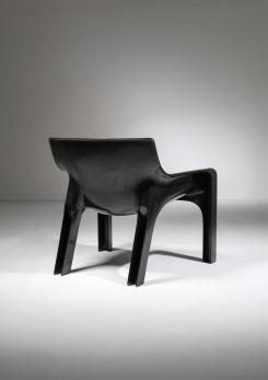 Compasso - Pair of "Vicario" Chairs and "Arcadia" Table by Vico Magistretti for Artemide