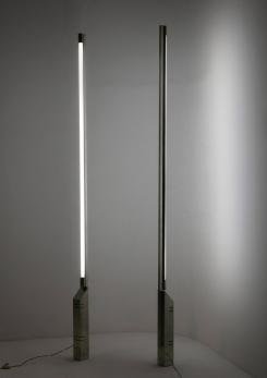 Compasso - Pair of Italian 70s Neon Floor Lamps
