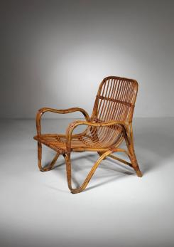 Compasso - "PG 1" Wicker Chair by Azucena