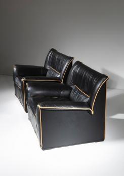 Compasso - Pair of "Lauriana" Lounge Chairs by Afra and Tobia Scarpa for B&B Italia