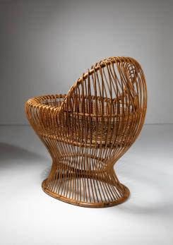 Compasso - Wicker Cradle by Sergio Asti for Bonacina