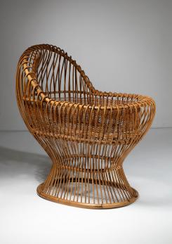 Compasso - Wicker Cradle by Sergio Asti for Bonacina
