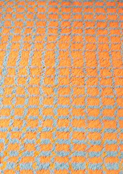 Compasso - "Kyoto" Wool Carpet by Gaetano Pesce for Expansion - Italy