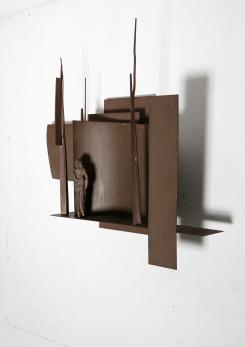 Compasso - Wall Metal Sculpture by Renato Bassoli