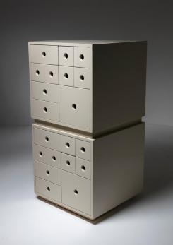Compasso - Pair of "Indro" Storage Unit by Paolo Tommasi by Delta