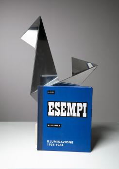 Compasso - Italian 70s Steel Sculpture