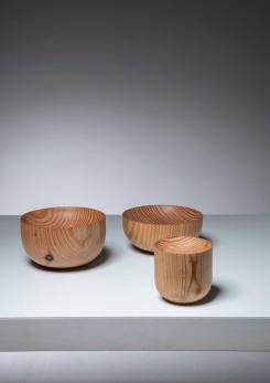Compasso - Set of Three Wood Bowls