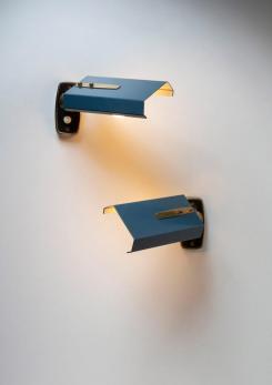 Compasso - Pair of Wall Spot Lights by Stilnovo