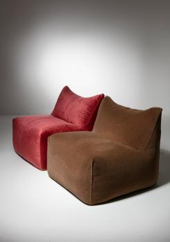 Compasso - "Bambole" Lounge Chairs by Mario Bellini for B&B Italia