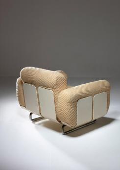 Compasso - "Senzafine" Lounge Chairs by Eleonore Peduzzi Riva for Zanotta Compasso - "Senzafine" Lounge Chairs by Eleonore Peduzzi Riva for Zanotta
