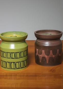 Compasso - Set of Three Italian 60s ceramic Vases
