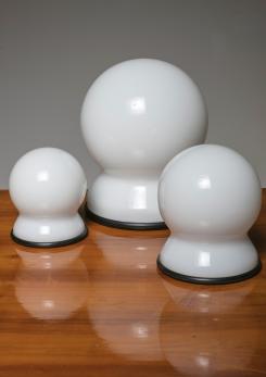 Compasso - Set of Three  "Scafandro" Table Lamps by Sergio Asti for Candle 