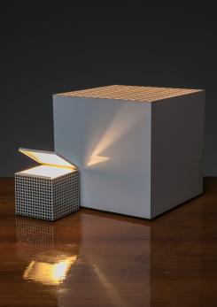 Compasso - Pair of "Cubo Luce" Table Lamps by Studio OPI for Cini & Nils 