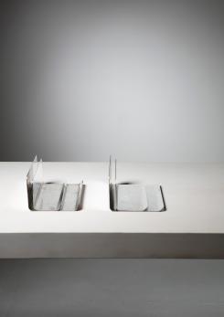 Compasso - Pair of "Ventotene" Desk Sets by Enzo Mari for Danese