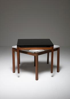 Compasso - Set of Two Side Tables by Florence Knoll for Knoll