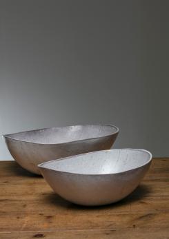 Compasso - Rare Set of Two Ceramic Bowls by Alessio Tasca 
