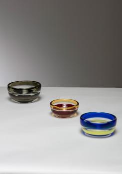 Compasso - Rare Set of Three Bowls by Carlo Scarpa for Venini Compasso - Rare Set of Three Bowls by Carlo Scarpa for Venini
