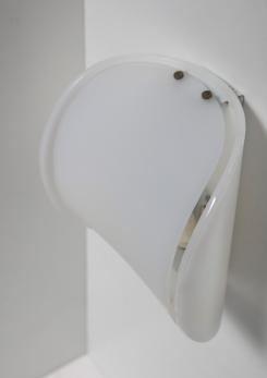 Compasso - Set of Four Italian 60s Plexiglass Sconces Compasso - Set of Four Italian 60s Plexiglass Sconces