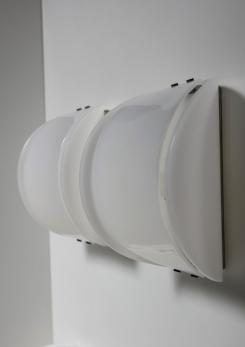 Compasso - Set of Four Italian 60s Plexiglass Sconces Compasso - Set of Four Italian 60s Plexiglass Sconces