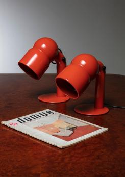 Compasso - Pair of "Robot" Table Lamps by Elio Martinelli for Martinelli Luce