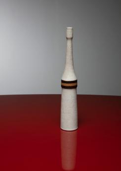 Compasso - Tall Ceramic Bottle by Bruno Gambone