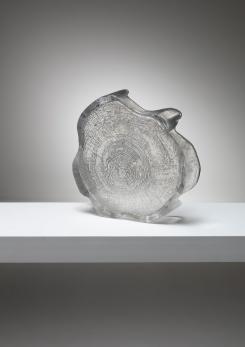 Compasso - Crystal Bowl by Bengt Edenfalk for Skrufs Glasbruk