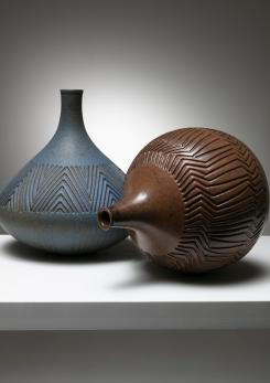 Compasso - Pair of Italian 50s Ceramic Vases
