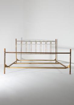 Compasso - Brass Bed Frame by Beppe Bartesaghi