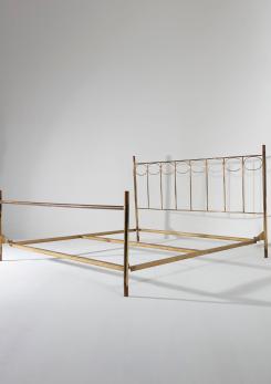 Compasso - Brass Bed Frame by Beppe Bartesaghi