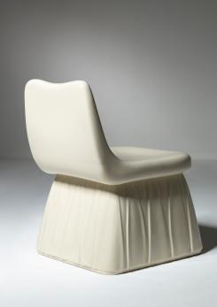 Compasso - Vitreous-China Chair by Giovanni Gariboldi for San Cristoforo - Ginori