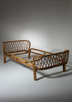 Compasso - Italian 60s Wicker Daybed