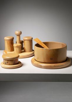 Compasso - "Bombolo" Ceramic Set by Ambrogio Pozzi for Ceramiche for Pozzi