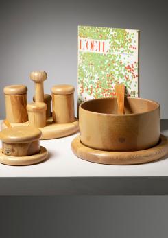 Compasso - "Bombolo" Ceramic Set by Ambrogio Pozzi for Ceramiche for Pozzi Compasso - "Bombolo" Ceramic Set by Ambrogio Pozzi for Ceramiche for Pozzi