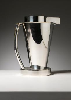 Compasso - Silverplated Pitcher by Ettore Sottsass for Design Gallery