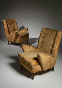 Compasso - Pair of Italian 60s Lounge Chairs