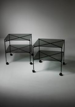 Compasso - Pair of "Biplano" Carts by Bruno Munari for Robots Compasso - Pair of "Biplano" Carts by Bruno Munari for Robots
