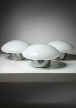 Compasso - Set of Three "Micco" Nightstand Lamps by Mazza and Gramigna for Quattrifolio