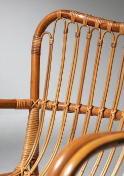 Compasso - Italian 60s Wicker Armchair Compasso - Italian 60s Wicker Armchair
