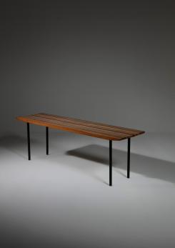 Compasso - Wood Bench by Lucio Roncalli