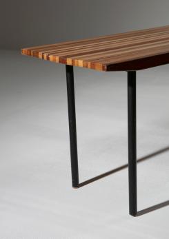 Compasso - Wood Bench by Lucio Roncalli