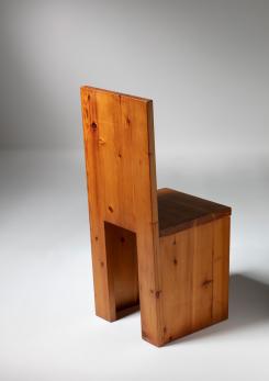 Compasso - Minimal Chair by Raffaello Biagetti