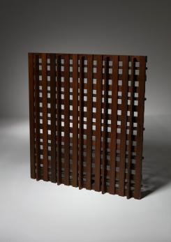 Compasso - Set of Five Italian 60 Wood Screens by Mario Monti